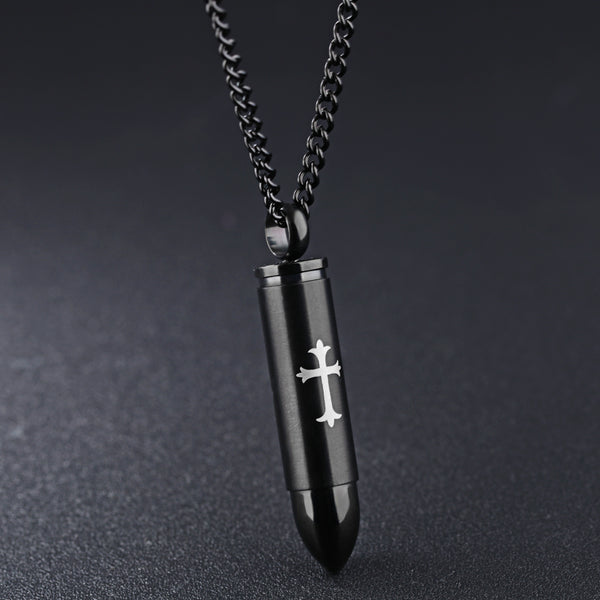 Stainless Steel Men's Pendant Necklace