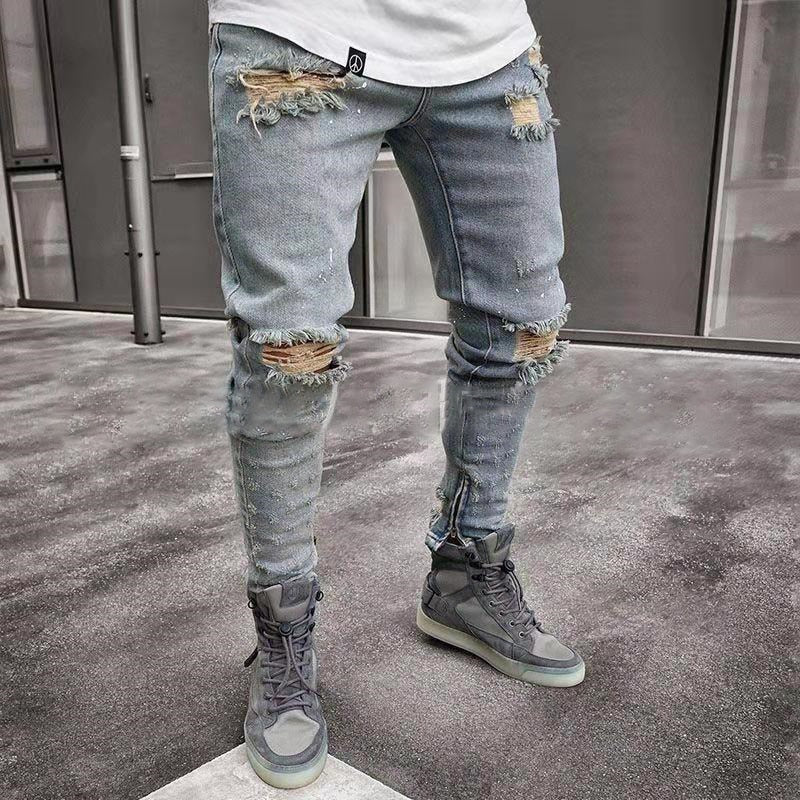 Vintage shredded jeans