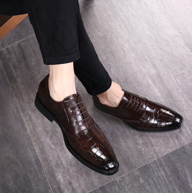 Pointed Business Leather Shoes