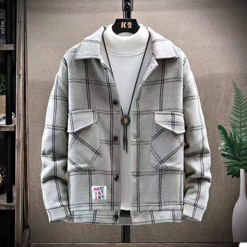 Short Woolen Coat Loose Trendy And Handsome