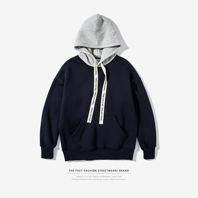 Hip Hop Streetwear hooded Sweatshirt Men