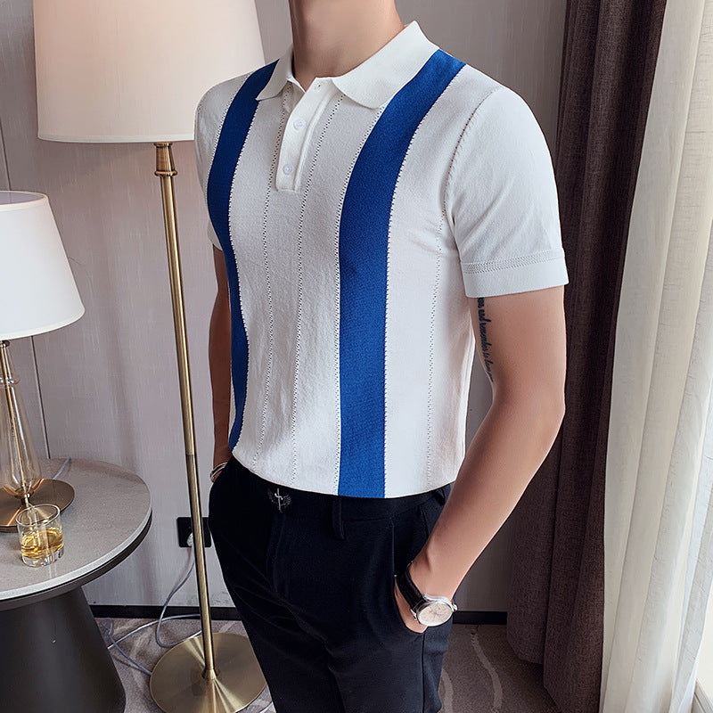 Summer Short-sleeved Knitted Casual POLO Shirt