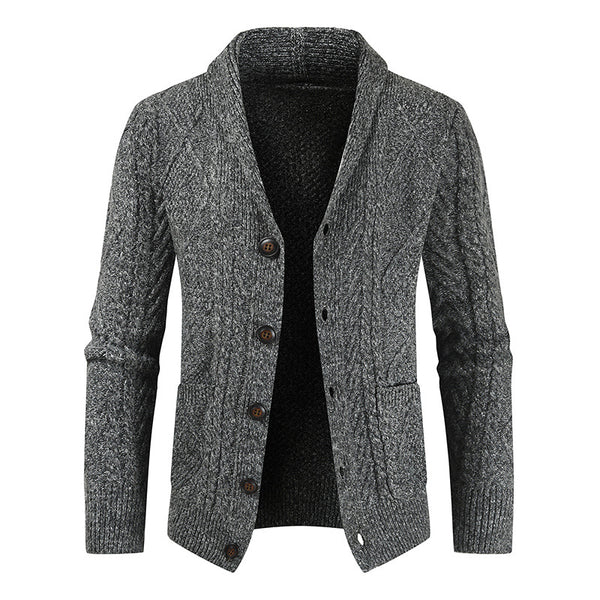 Cárdigan de punto con eslabones de cadena, chaqueta holgada de moda para hombre, para hombre 