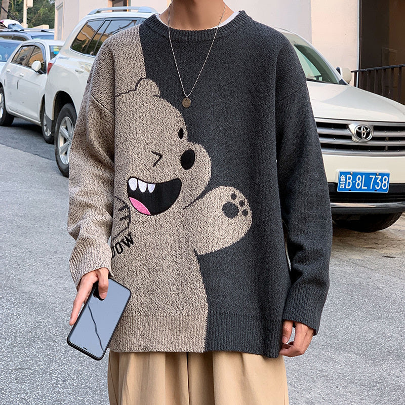 Trending Personality Bear Bottoming Sweater
