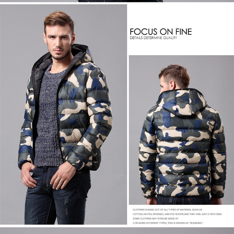 New simple tooling military men's cotton jacket
