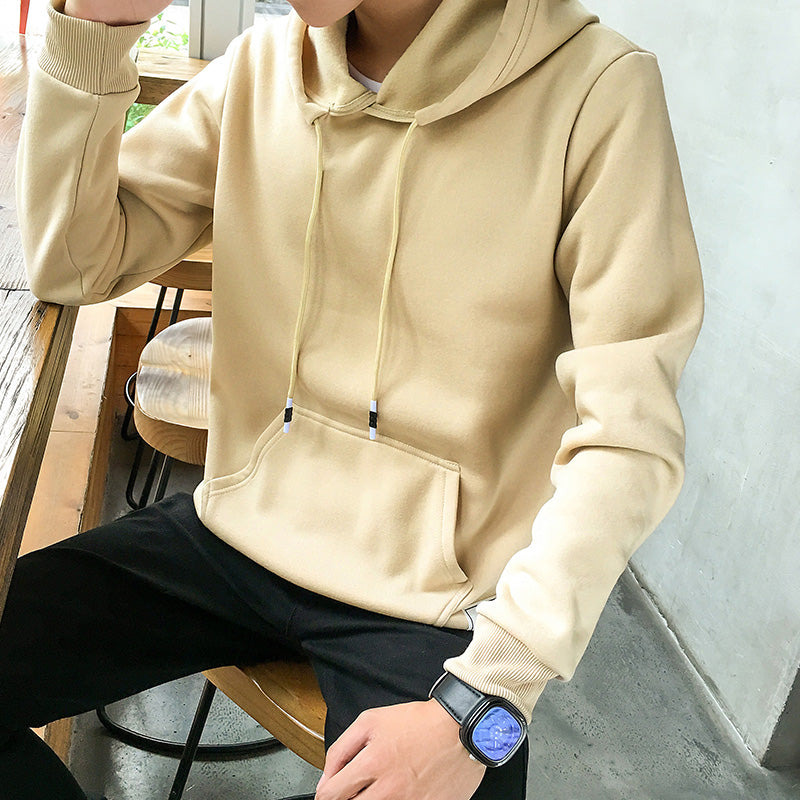 Casual Hooded Fitted Pullover Sweater