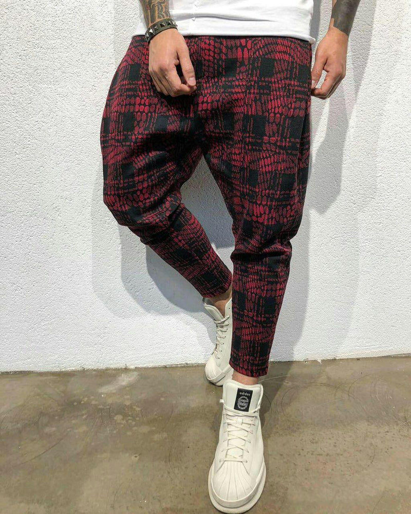 Print gradient sweatpants