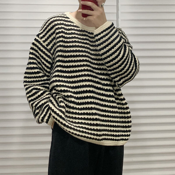 Languid Lazy Wind Stripe Sweater