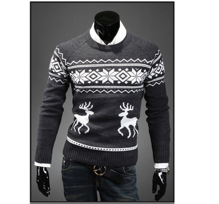 Christmas Sweaters England Style Men Sweater