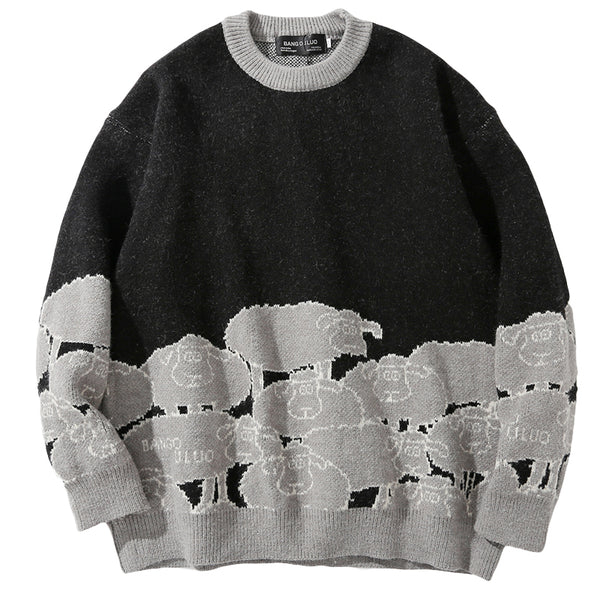 Street Men's  All-match Retro Sweater