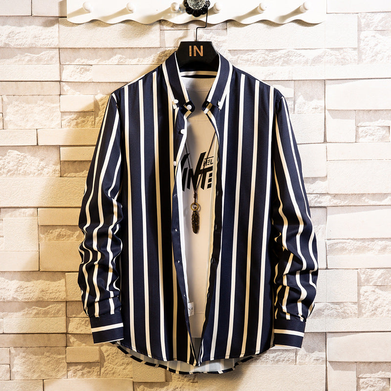 Men's Casual Striped Fashion Shirt