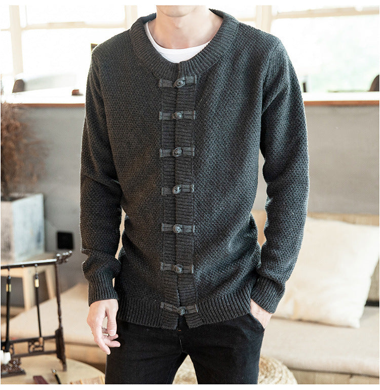 Sweater Men's Knitted Cardigan