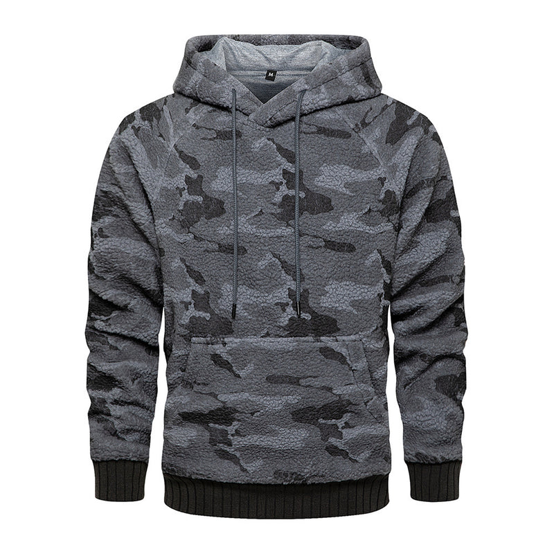 Loose Casual Hooded Pullover Jacket Men