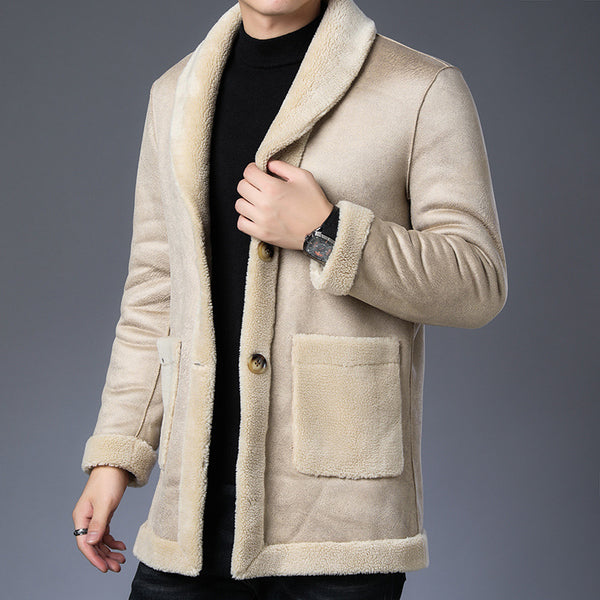 Chaquetas de otoño e invierno para hombres jóvenes y de mediana edad.