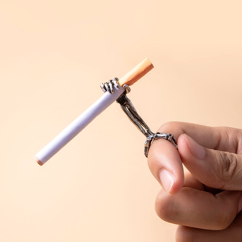Creative Cigarette Holder Ring Punk Rings For Men Women
