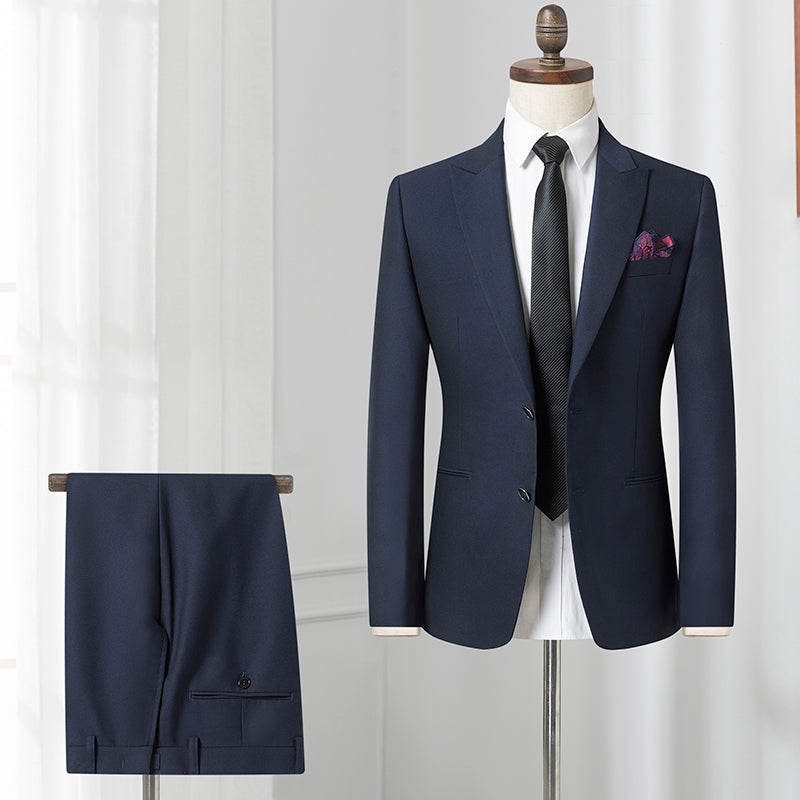 Traje ajustado estilo americano masculino