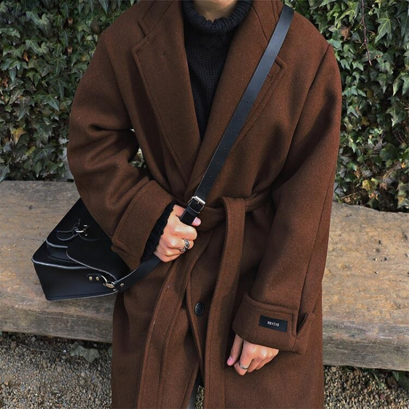 men's Mid-length trench coat