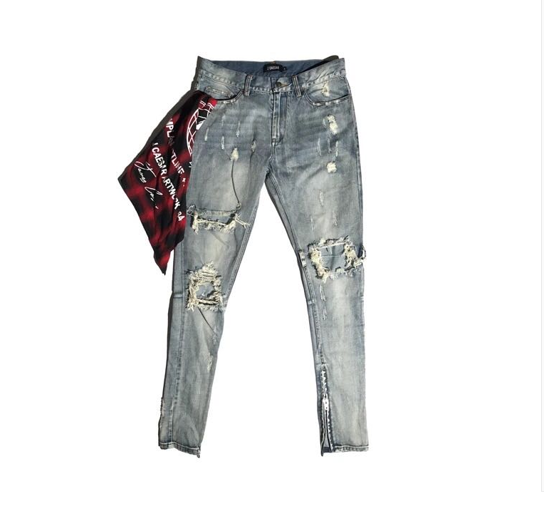 hombres y mujeres GRE hip hop street jeans 