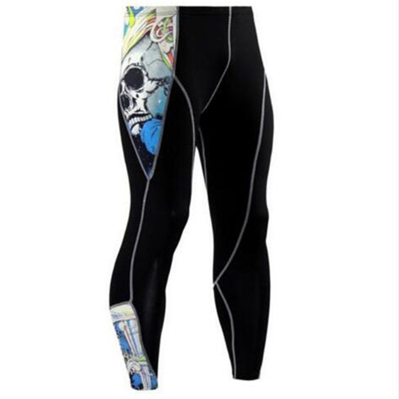 Tight-fitting Men's Stretch, Breathable And Quick-drying Football Basketball Leggings