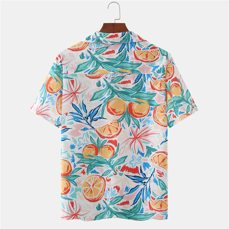 Men's Vacation Style Print Summer Shirt