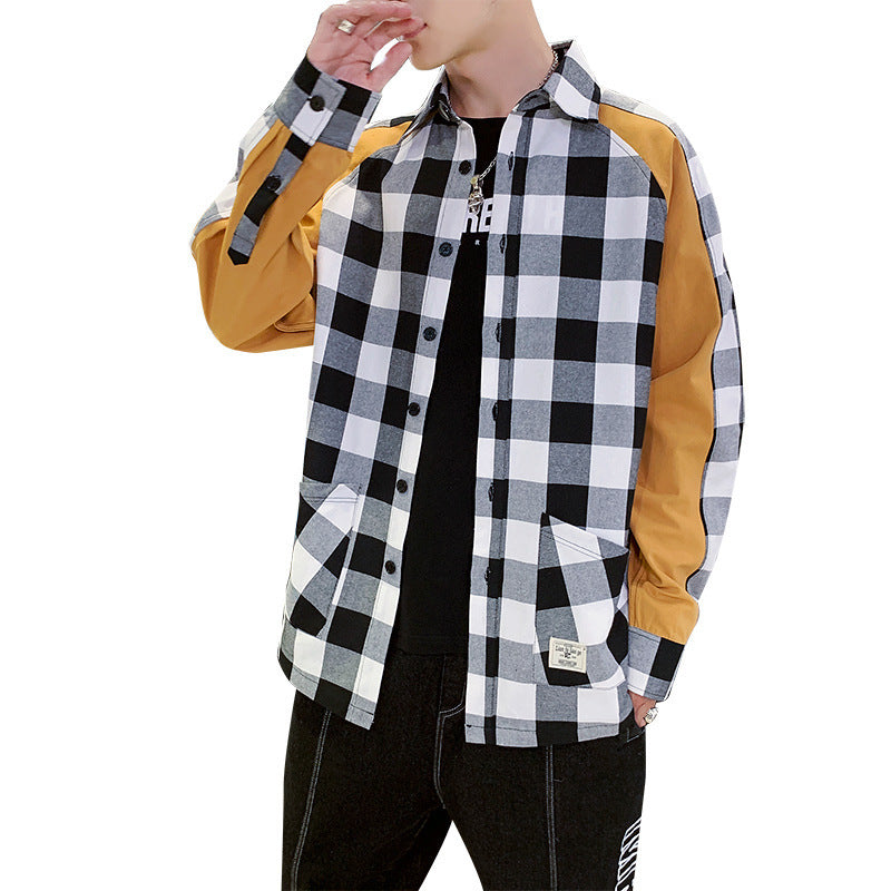 Men's New Plaid Shirt For Autumn And Winter