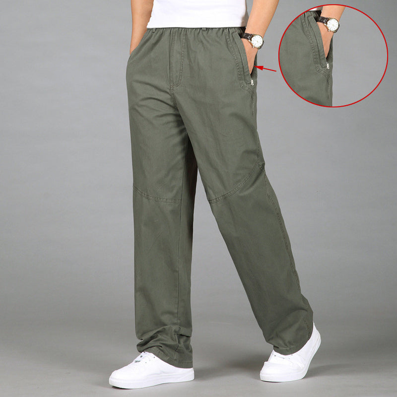 Men's casual pants plus size overalls pant