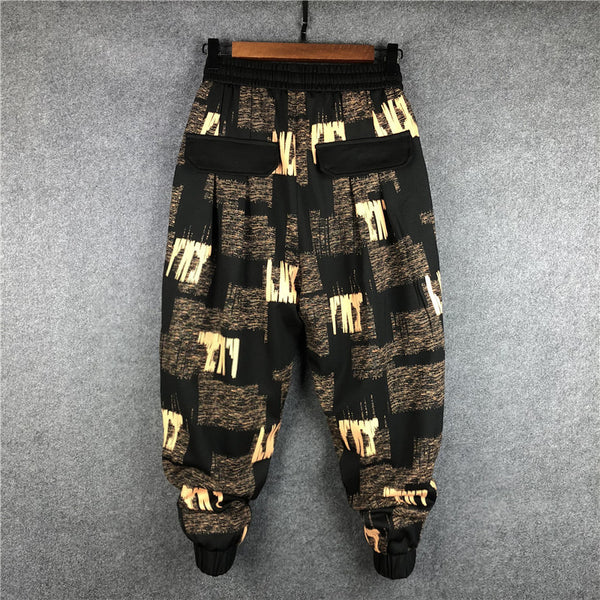 Men's Loose Fitting Printed Casual Pants