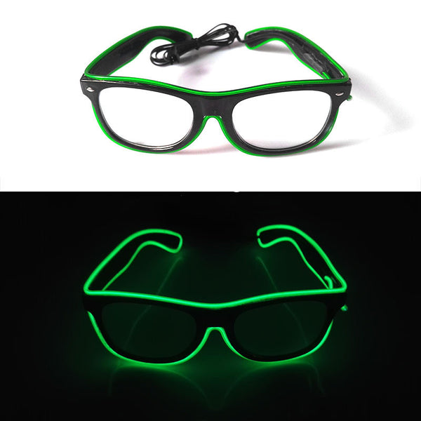 Gafas luminosas decoración de fiesta gafas LED