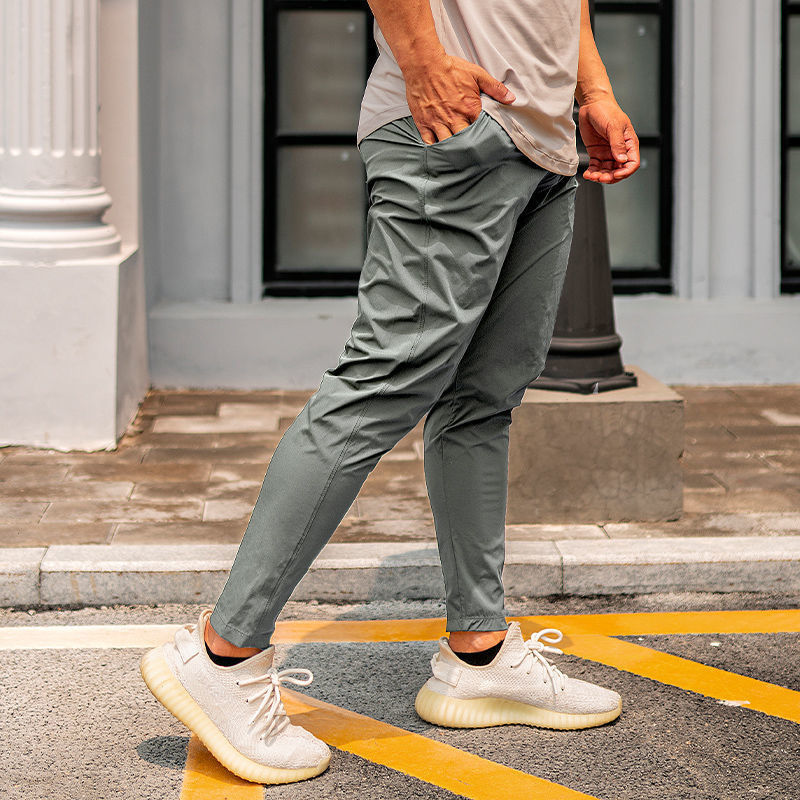 Pantalones deportivos ajustados, ligeros, elásticos y de secado rápido para hombre