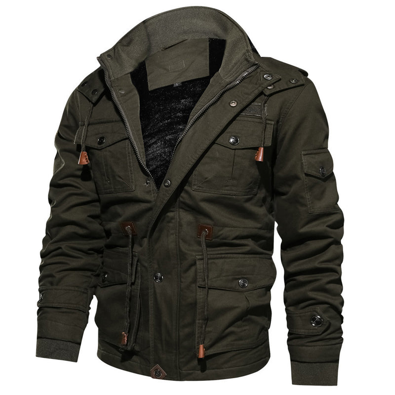 Mountain Skin Men's Winter Fleece Jacket