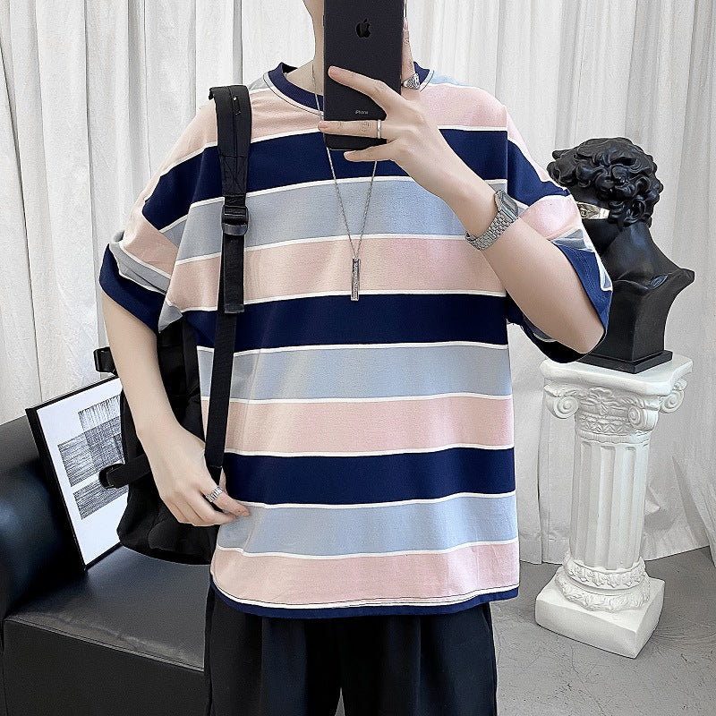Striped Short-sleeved T-shirt