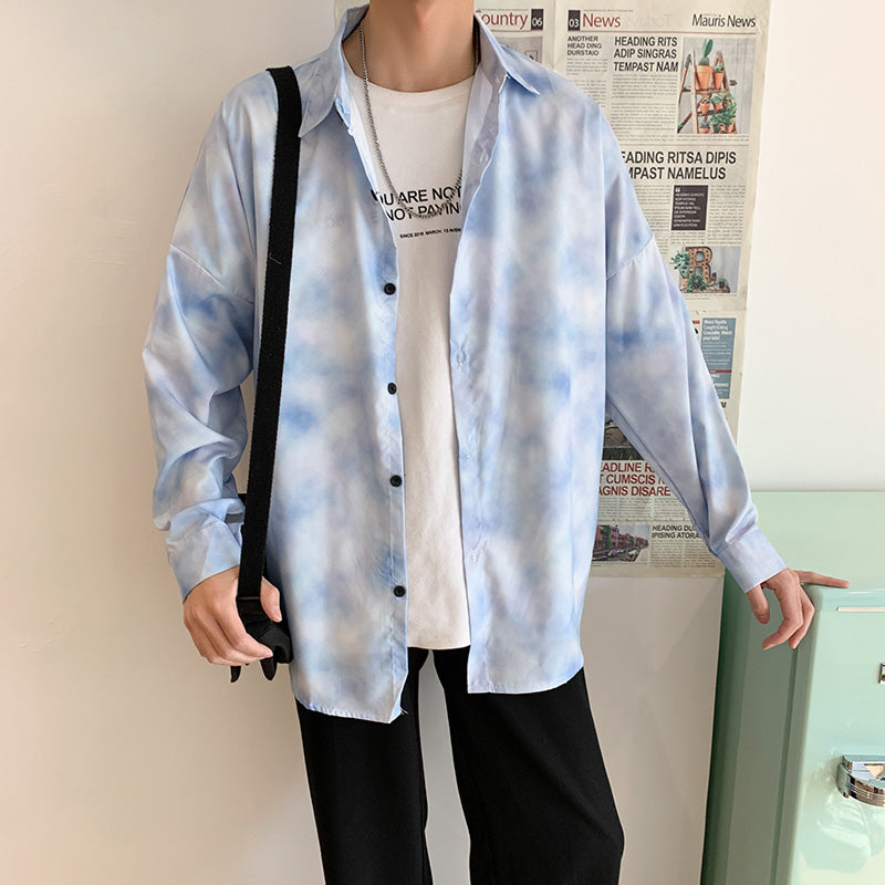 Men Lazy Style Japanese Loose shirt