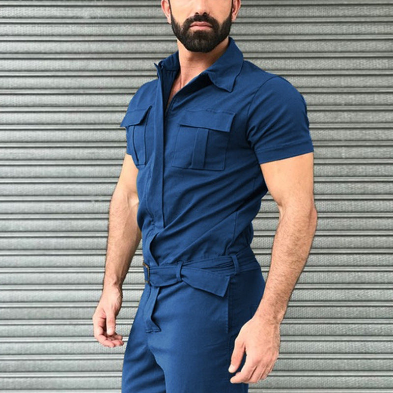 Traje casual de una pieza para hombre.