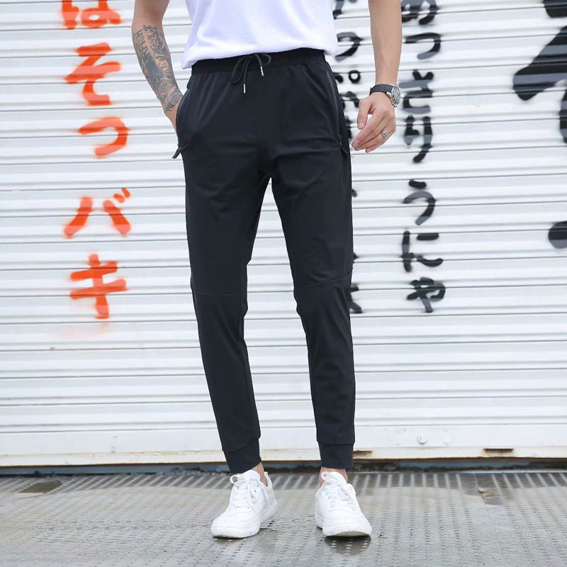 Casual Cropped Pants For Men