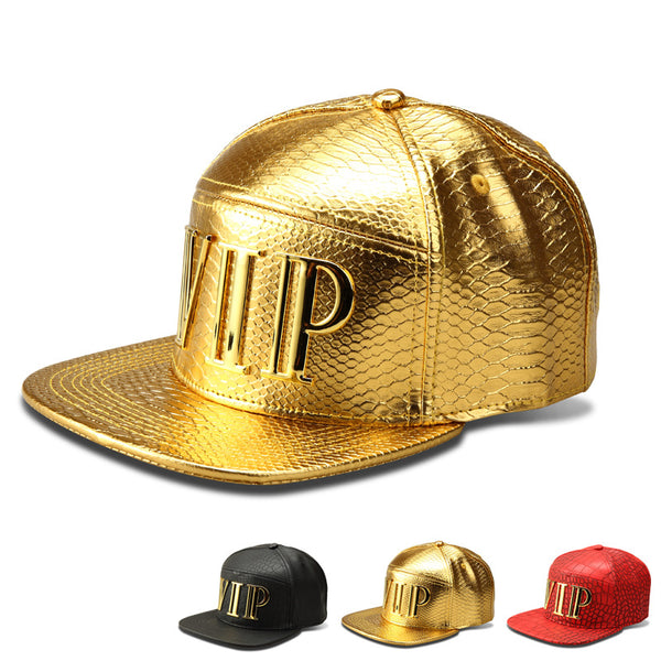 Nueva letra Vip Tide marca Hipster de borde plano sombrero de Hip-hop
