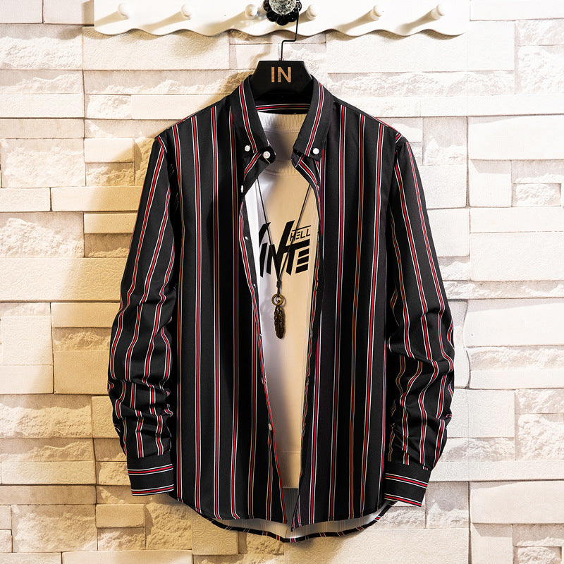 Men's Casual Striped Fashion Shirt