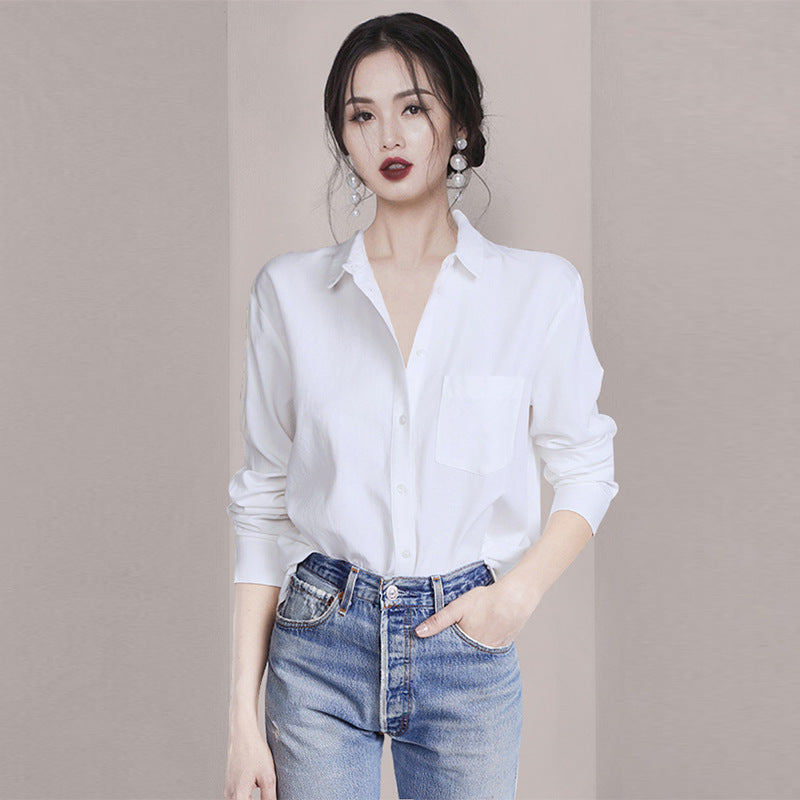 Slim Fit White Shirt