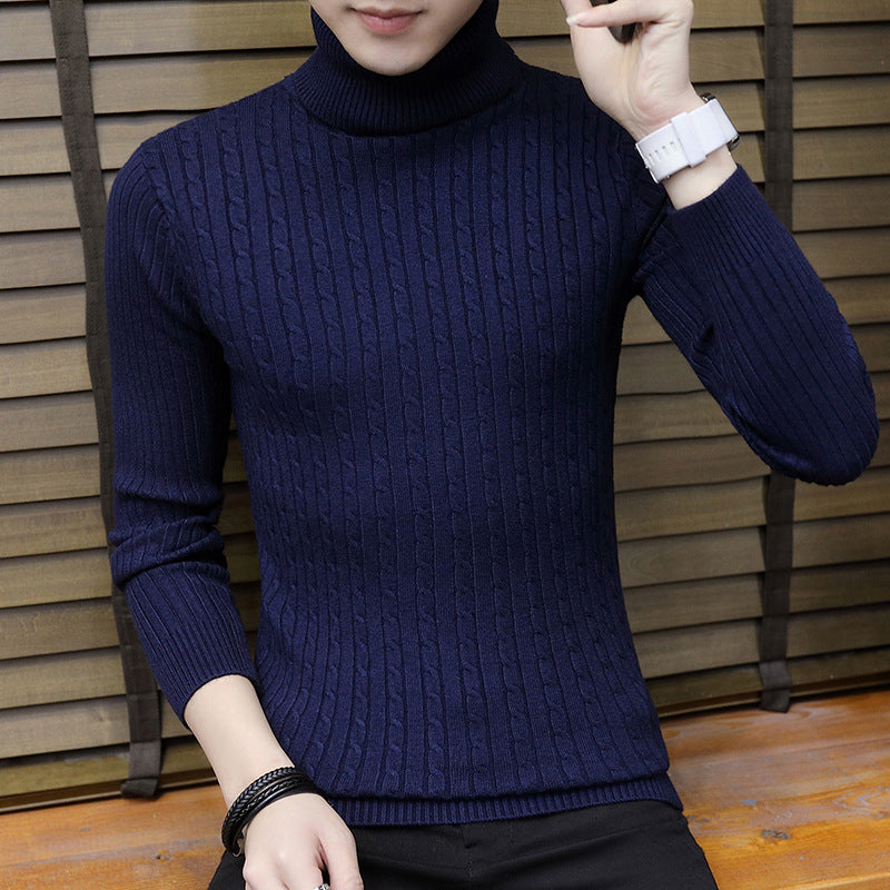 Autumn Style Cross Eight High-neck Trendy Man sweater