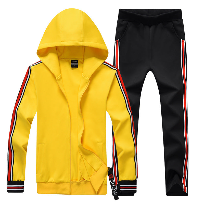 casual men and women running fitness couple tracksuit