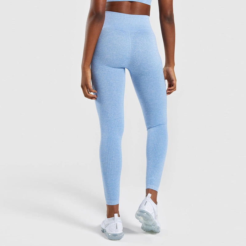 Pantalones deportivos push-up sin costuras de cintura alta para mujer, pantalones de Yoga para correr y Fitness