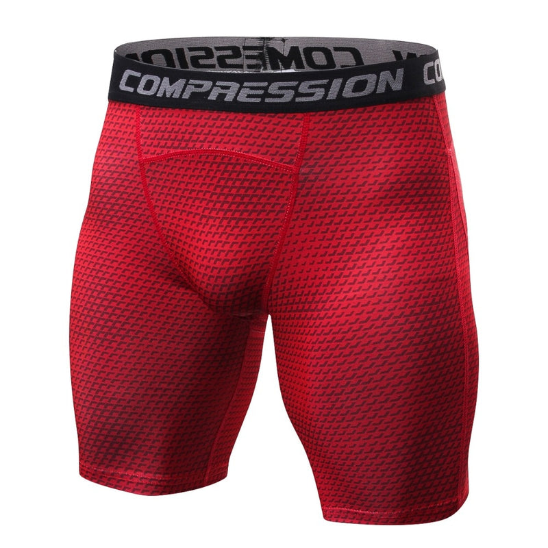 Pantalones cortos de compresión transpirables para hombre, mallas de entrenamiento físico MMA