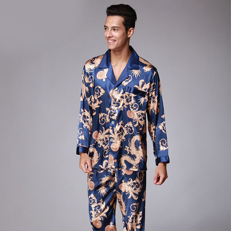 Men's Long Sleeve Pajamas Set