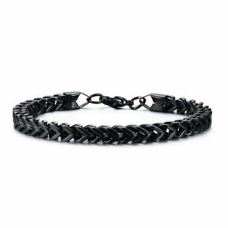 Stylish Stainless Steel Chain Bracelet For Men