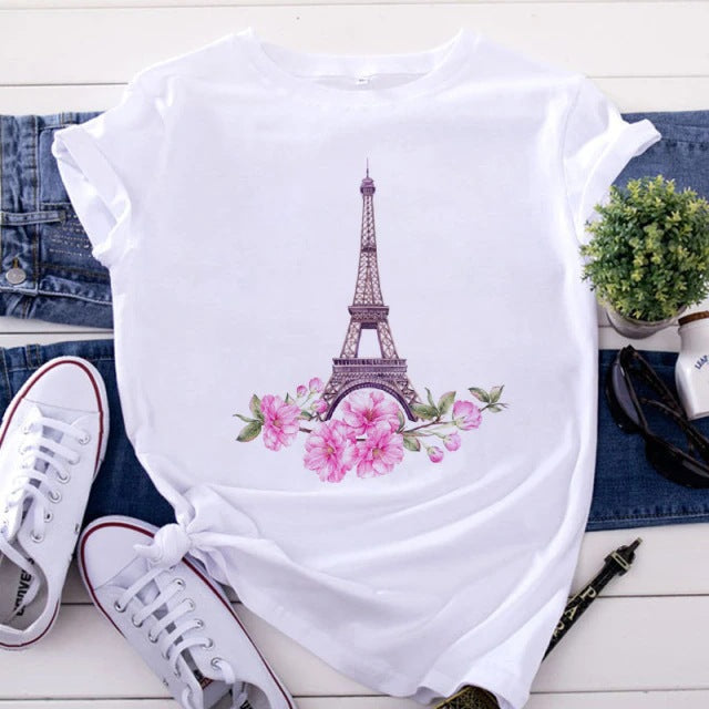 camiseta estampada París