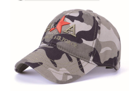 Soldado Unisex Sombrero Retro Camo Gorras de béisbol