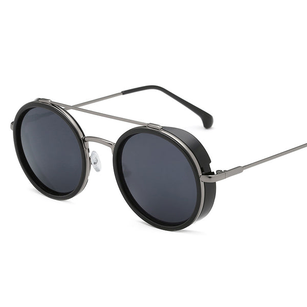 gafas de sol con montura metálica retro de moda 