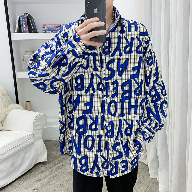 Lettered Printed Shirt
