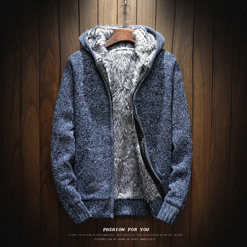 Autumn and Winter Men's knit jacket