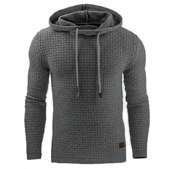 European and American Jacquard Hooded Sweater