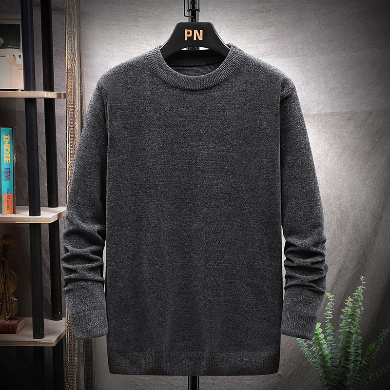 Autumn And Winter Japanese Solid Color Knitted Sweater